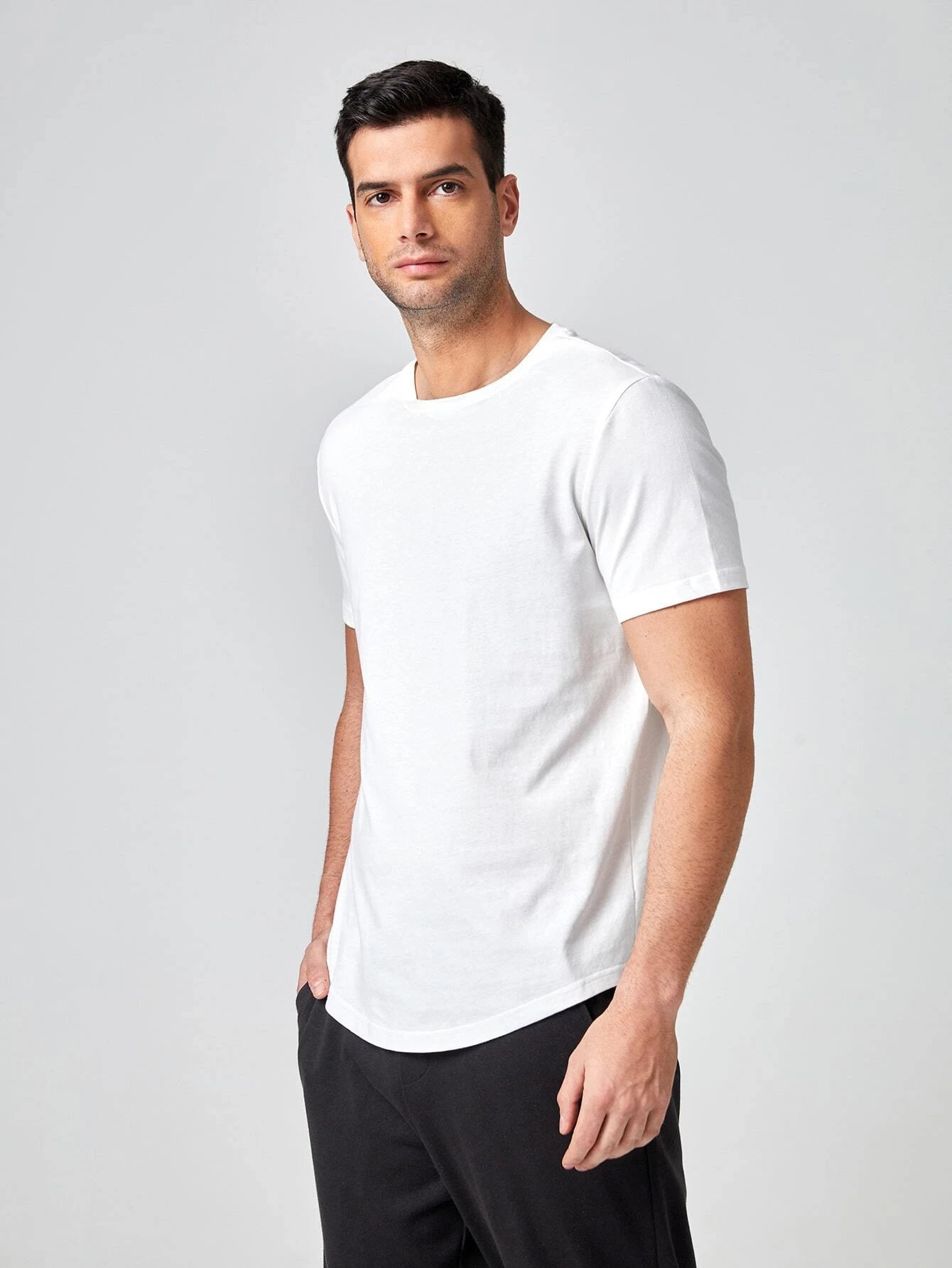 Men's Basic White T-shirt – Wardrobe Your Way